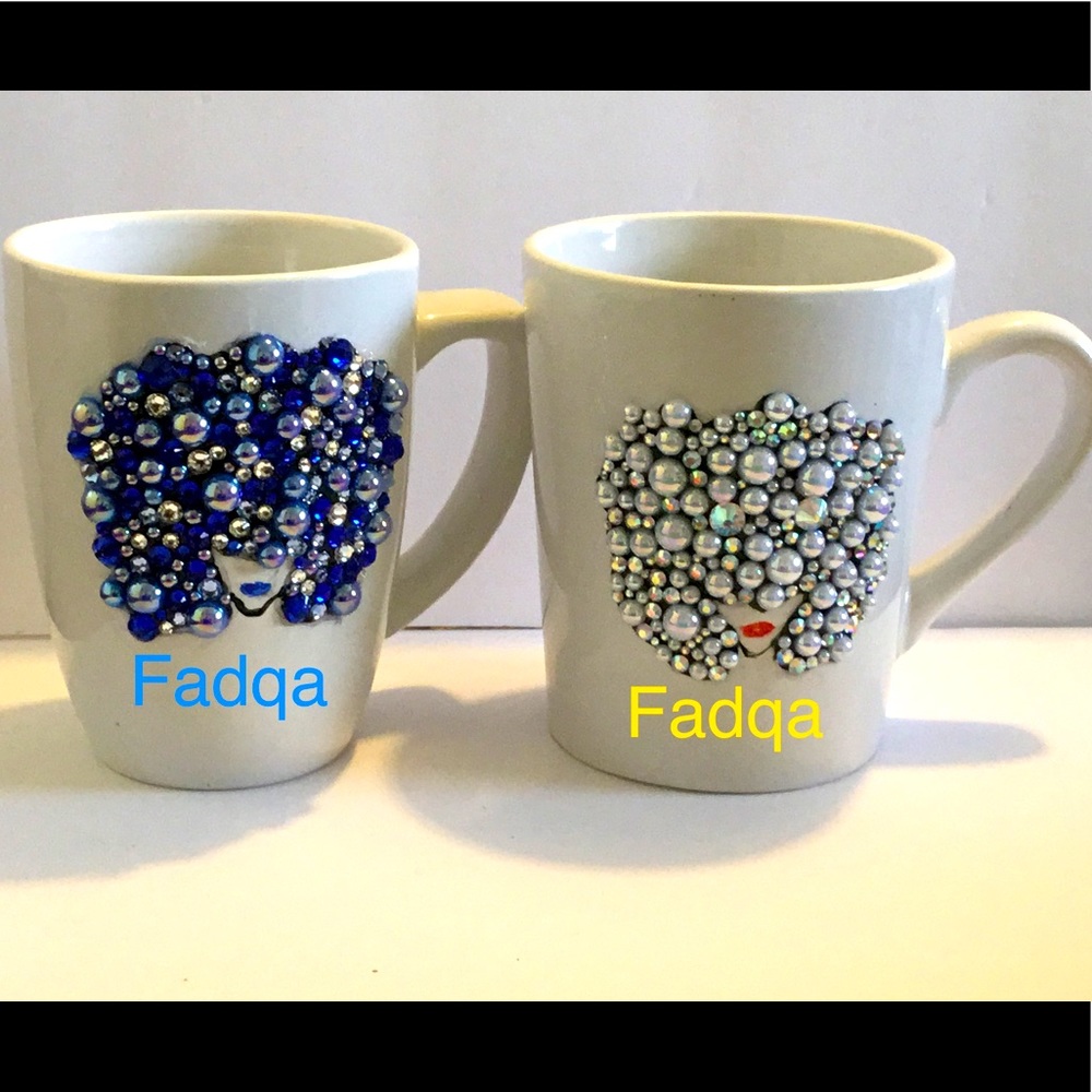 Hand crafted coffee mugs.